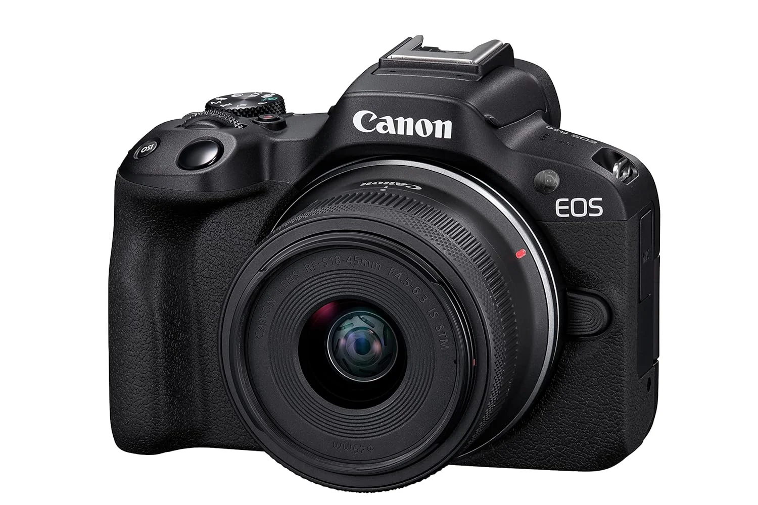 Canon EOS R50 RF-S18-45mm f/4.5-6.3 is STM Mirrorless Camera in use