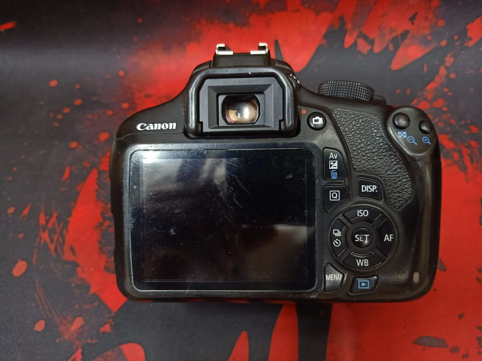 Canon EOS 1200D 18MP DSLR Camera Body Only in use