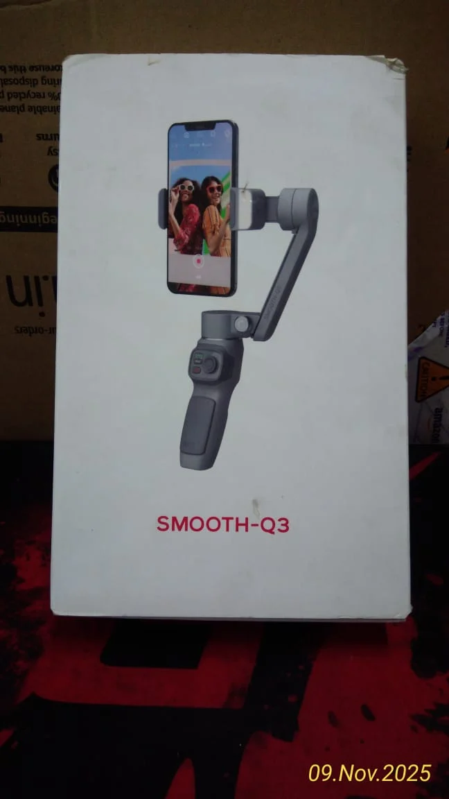 Zhiyun Smooth Q3 3-Axis Smartphone Gimbal Stabilizer in use