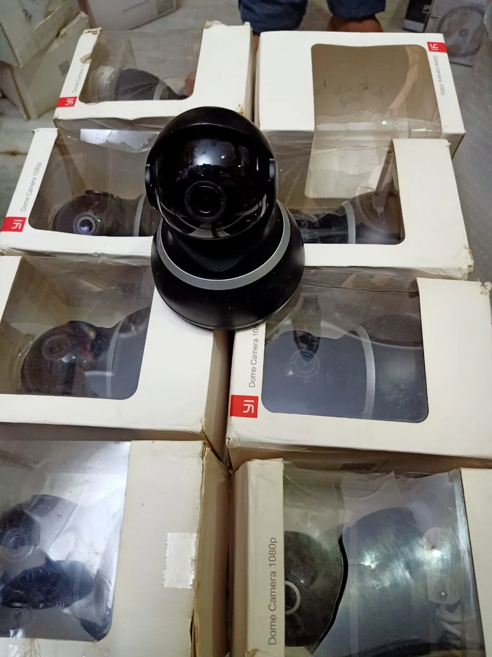 YI Dome Camera 1080p HD Wireless IP Security Camera in use