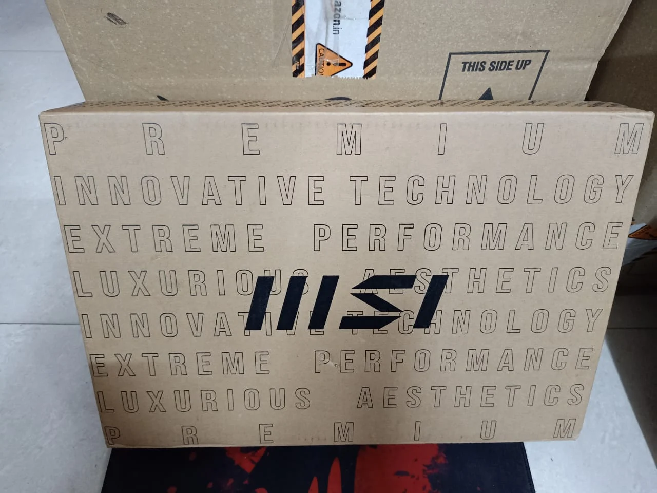 MSI Thin 15 B12VE-1689IN Gaming Laptop in use