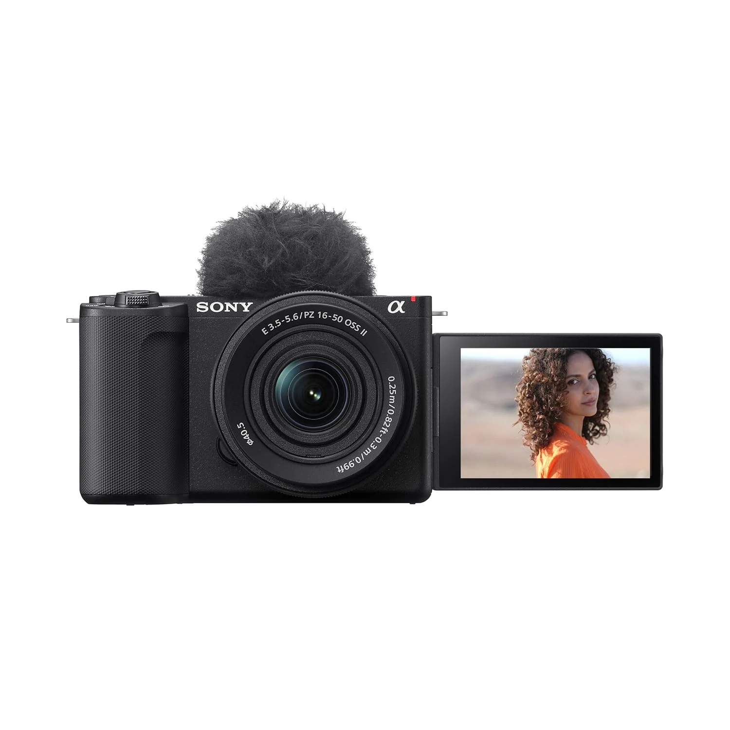 Sony Alpha ZV-E10M2K Mirrorless Vlog Camera Black in use