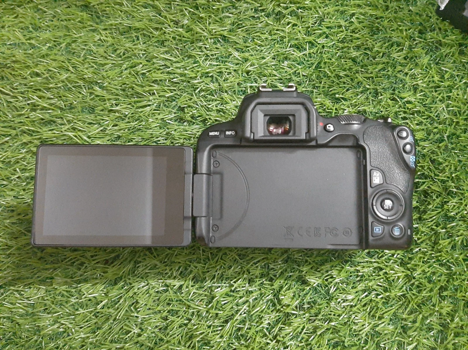 Canon EOS 200D DSLR Camera Body with EF-S18-55 IS STM in use