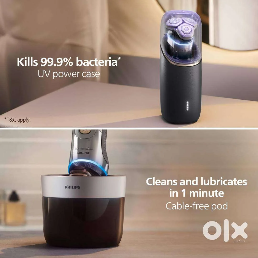 Philips XP9404/46 Electric Shaver in use
