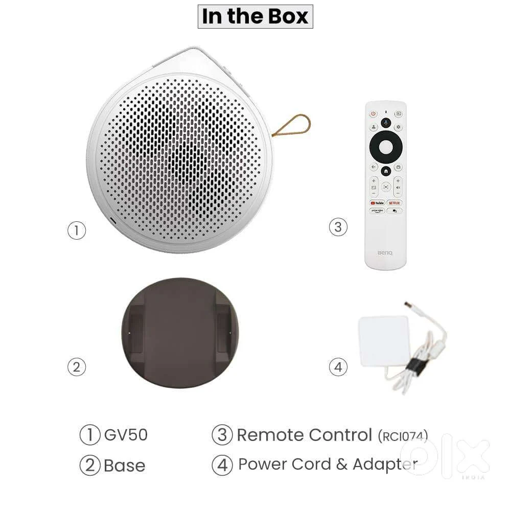 BenQ GV50 Laser Portable FHD Projector in use
